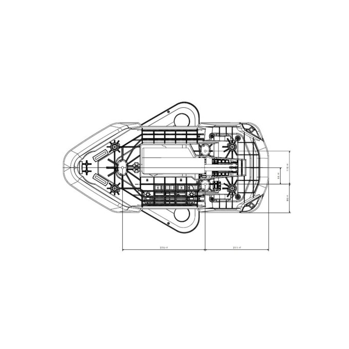 Triunghi semnalizare LED rabatabil electric - 500 mm - Clasa 2 - prindere magnetica